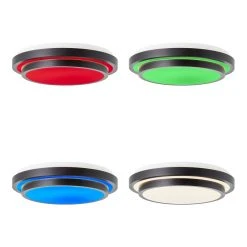 Brilliant Leuchten Ontario Deckenleuchte LED Wei&szlig;, 1-flammig -LED Leuchten Verkäufe 2022 brilliant leuchten ontario deckenleuchte g99572 76 8