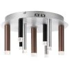 Brilliant Leuchten Brilliant Living Cembalo Deckenleuchte LED Aluminium, 9-flammig