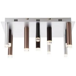 Brilliant Leuchten Brilliant Living Cembalo Deckenleuchte LED Braun, 12-flammig -LED Leuchten Verkäufe 2022 brilliant living cembalo deckenleuchte g93769 20 6