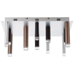 Brilliant Leuchten Brilliant Living Cembalo Deckenleuchte LED Braun, 12-flammig -LED Leuchten Verkäufe 2022 brilliant living cembalo deckenleuchte g93769 20 7