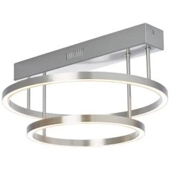 Brilliant Leuchten Brilliant Living Tunar Deckenleuchte LED Nickel-Matt, 1-flammig -LED Leuchten Verkäufe 2022 brilliant living tunar deckenleuchte g93448 68 3