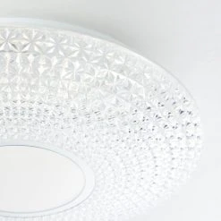 Brilliant Leuchten Brilliant Lucian Deckenleuchte LED Wei&szlig;, 1-flammig, Fernbedienung, Farbwechsler -LED Leuchten Verkäufe 2022 brilliant lucian deckenleuchte g97047 05 2