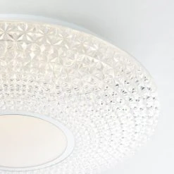 Brilliant Leuchten Brilliant Lucian Deckenleuchte LED Wei&szlig;, 1-flammig, Fernbedienung, Farbwechsler -LED Leuchten Verkäufe 2022 brilliant lucian deckenleuchte g97047 05 7