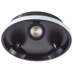 Brilliant Leuchten Brilliant Nebeker Deckenleuchte LED Schwarz, 3-flammig, Fernbedienung -LED Leuchten Verkäufe 2022 brilliant nebeker deckenleuchte g99591 06 5