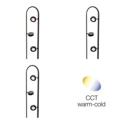 Brilliant Leuchten Brilliant Nebeker Stehlampe LED Schwarz, 4-flammig, Fernbedienung -LED Leuchten Verkäufe 2022 brilliant nebeker stehlampe g93161 06 5