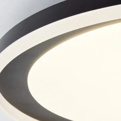 Brilliant Leuchten Brilliant Pederson Deckenleuchte LED Schwarz, 1-flammig -LED Leuchten Verkäufe 2022 brilliant pederson deckenleuchte g99519 06 4