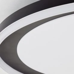 Brilliant Leuchten Brilliant Pederson Deckenleuchte LED Schwarz, 1-flammig -LED Leuchten Verkäufe 2022 brilliant pederson deckenleuchte g99519 06 5