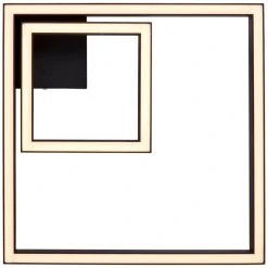 Brilliant Leuchten Brilliant Quon Deckenleuchte LED Schwarz, Weiß, 1-flammig -LED Leuchten Verkäufe 2022 brilliant quon deckenleuchte g97180 06 4