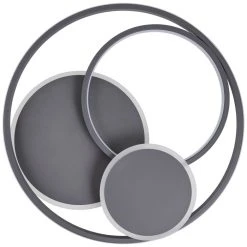 Brilliant Leuchten Brilliant Runda Deckenleuchte LED Grau, 1-flammig -LED Leuchten Verkäufe 2022 brilliant runda deckenleuchte g99371 22 6