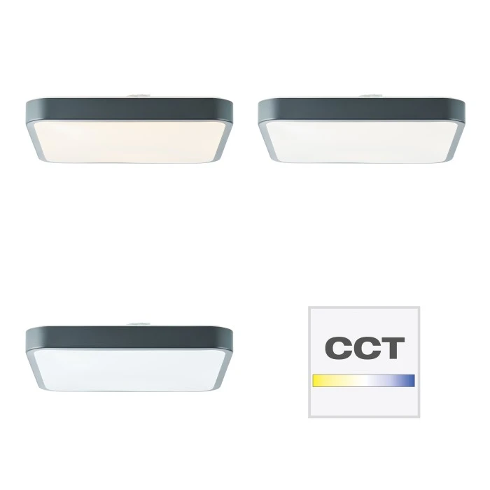 Brilliant Leuchten Brilliant Slimline Wand- und Deckenleuchte LED Grau, Weiß, 1-flammig, Fernbedienung 4 Brilliant Leuchten Brilliant Slimline Wand- und Deckenleuchte LED Grau, Weiß, 1-flammig, Fernbedienung – Bild 4