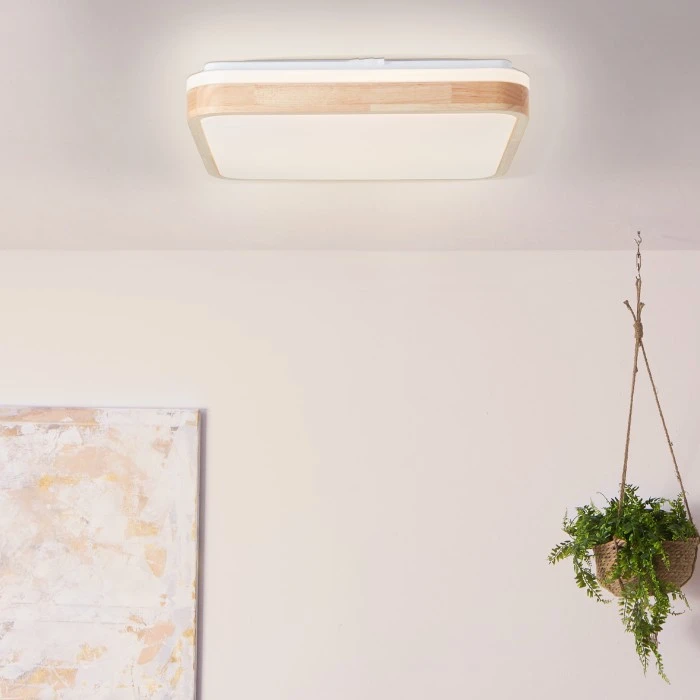 Brilliant Leuchten Brilliant Tumeo Deckenleuchte LED Braun, Weiß, 1-flammig 3 Brilliant Leuchten Brilliant Tumeo Deckenleuchte LED Braun, Weiß, 1-flammig – Bild 3