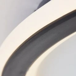 Brilliant Leuchten Brilliant Vegas Deckenleuchte LED Schwarz, Weiß, 1-flammig, Fernbedienung -LED Leuchten Verkäufe 2022 brilliant vegas deckenleuchte g99703 76 2