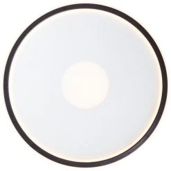 Brilliant Leuchten Brilliant Vegas Deckenleuchte LED Schwarz, Weiß, 1-flammig, Fernbedienung -LED Leuchten Verkäufe 2022 brilliant vegas deckenleuchte g99703 76 4