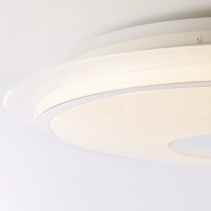 Brilliant Leuchten Brilliant Viktor Deckenleuchte LED Silber, Weiß, 1-flammig, Fernbedienung, Farbwechsler 5 Brilliant Leuchten Brilliant Viktor Deckenleuchte LED Silber, Weiß, 1-flammig, Fernbedienung, Farbwechsler – Bild 5