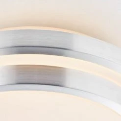 Brilliant Leuchten Brilliant Vilma Deckenleuchte LED Silber, 1-flammig, Fernbedienung, Farbwechsler -LED Leuchten Verkäufe 2022 brilliant vilma deckenleuchte g97041 58 5