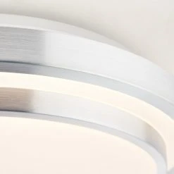 Brilliant Leuchten Brilliant Vilma Deckenleuchte LED Silber, Weiß, 1-flammig, Fernbedienung, Farbwechsler -LED Leuchten Verkäufe 2022 brilliant vilma deckenleuchte g97042 58 2