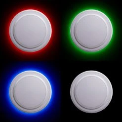 Brilliant Leuchten Brilliant Vilma Deckenleuchte LED Silber, Weiß, 1-flammig, Fernbedienung, Farbwechsler -LED Leuchten Verkäufe 2022 brilliant vilma deckenleuchte g97042 58 8