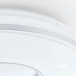 Brilliant Leuchten Brilliant Visitation Deckenleuchte LED Silber, 1-flammig, Fernbedienung, Farbwechsler -LED Leuchten Verkäufe 2022 brilliant visitation deckenleuchte g97043 58 2