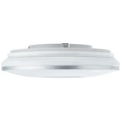 Brilliant Leuchten Brilliant Visitation Deckenleuchte LED Silber, 1-flammig, Fernbedienung, Farbwechsler -LED Leuchten Verkäufe 2022 brilliant visitation deckenleuchte g97043 58 8