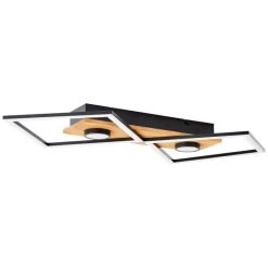Brilliant Leuchten Brilliant Woodbridge Deckenleuchte LED Schwarz, Braun, 1-flammig -LED Leuchten Verkäufe 2022 brilliant woodbridge deckenleuchte g99756 76 10