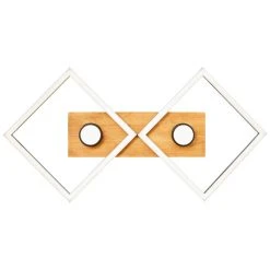 Brilliant Leuchten Brilliant Woodbridge Deckenleuchte LED Schwarz, Braun, 1-flammig -LED Leuchten Verkäufe 2022 brilliant woodbridge deckenleuchte g99756 76 11