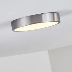 Hofstein Broglen Deckenleuchte LED Nickel-Matt, 1-flammig -LED Leuchten Verkäufe 2022 broglen deckenleuchte h3311318 10