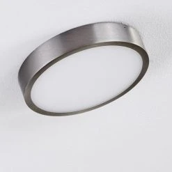 Hofstein Broglen Deckenleuchte LED Nickel-Matt, 1-flammig -LED Leuchten Verkäufe 2022 broglen deckenleuchte h3311318 3