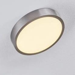 Hofstein Broglen Deckenleuchte LED Nickel-Matt, 1-flammig -LED Leuchten Verkäufe 2022 broglen deckenleuchte h3311318 4
