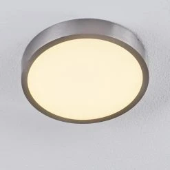 Hofstein Broglen Deckenleuchte LED Nickel-Matt, 1-flammig -LED Leuchten Verkäufe 2022 broglen deckenleuchte h3311318 6
