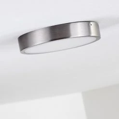 Hofstein Broglen Deckenleuchte LED Nickel-Matt, 1-flammig -LED Leuchten Verkäufe 2022 broglen deckenleuchte h3311318 7
