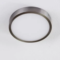 Hofstein Broglen Deckenleuchte LED Nickel-Matt, 1-flammig -LED Leuchten Verkäufe 2022 broglen deckenleuchte h3311318 8