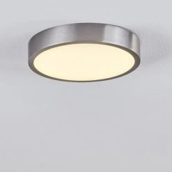 Hofstein Broglen Deckenleuchte LED Nickel-Matt, 1-flammig -LED Leuchten Verkäufe 2022 broglen deckenleuchte h3311318 9