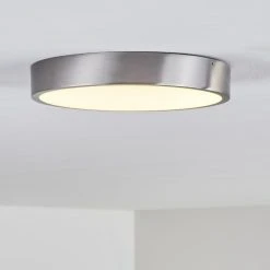 Hofstein Broglen Deckenleuchte LED Nickel-Matt, 1-flammig -LED Leuchten Verkäufe 2022 broglen deckenleuchte h3311332 2