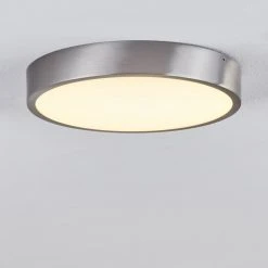 Hofstein Broglen Deckenleuchte LED Nickel-Matt, 1-flammig -LED Leuchten Verkäufe 2022 broglen deckenleuchte h3311332 9