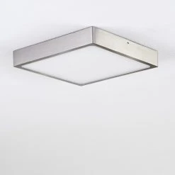 Hofstein Broglen Deckenpanel LED Nickel-Matt, 1-flammig -LED Leuchten Verkäufe 2022 broglen deckenpanel h3311394 11