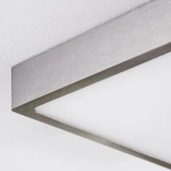 Hofstein Broglen Deckenpanel LED Nickel-Matt, 1-flammig -LED Leuchten Verkäufe 2022 broglen deckenpanel h3311394 12