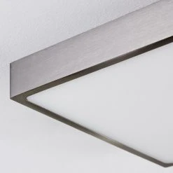 Hofstein Broglen Deckenpanel LED Nickel-Matt, 1-flammig -LED Leuchten Verkäufe 2022 broglen deckenpanel h3311417 12