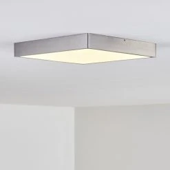 Hofstein Broglen Deckenpanel LED Nickel-Matt, 1-flammig -LED Leuchten Verkäufe 2022 broglen deckenpanel h3311417 2