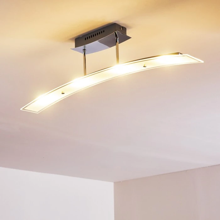 Hofstein Broom Deckenleuchte LED Silber, 4-flammig 15 Hofstein Broom Deckenleuchte LED Silber, 4-flammig – Bild 15