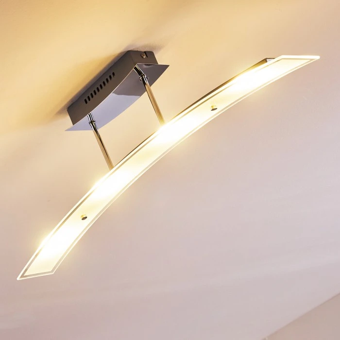 Hofstein Broom Deckenleuchte LED Silber, 4-flammig 3 Hofstein Broom Deckenleuchte LED Silber, 4-flammig – Bild 3