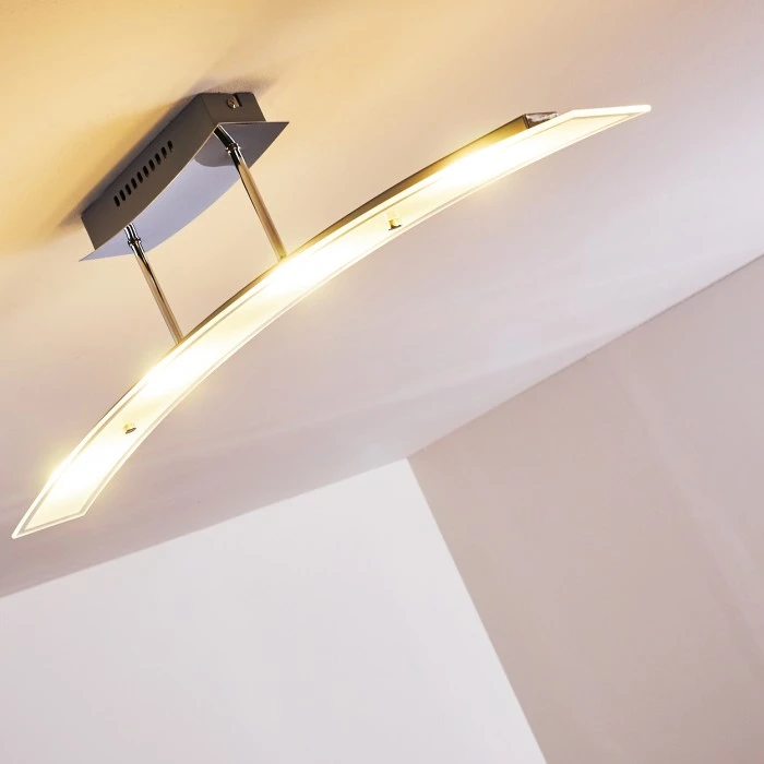 Hofstein Broom Deckenleuchte LED Silber, 4-flammig 6 Hofstein Broom Deckenleuchte LED Silber, 4-flammig – Bild 6