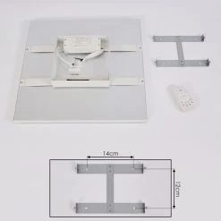 Hofstein Buenaventura LED Panel Weiß, 1-flammig, Fernbedienung 14 Hofstein Buenaventura LED Panel Weiß, 1-flammig, Fernbedienung -LED Leuchten Verkäufe 2022 buenaventura led panel h3381120 4