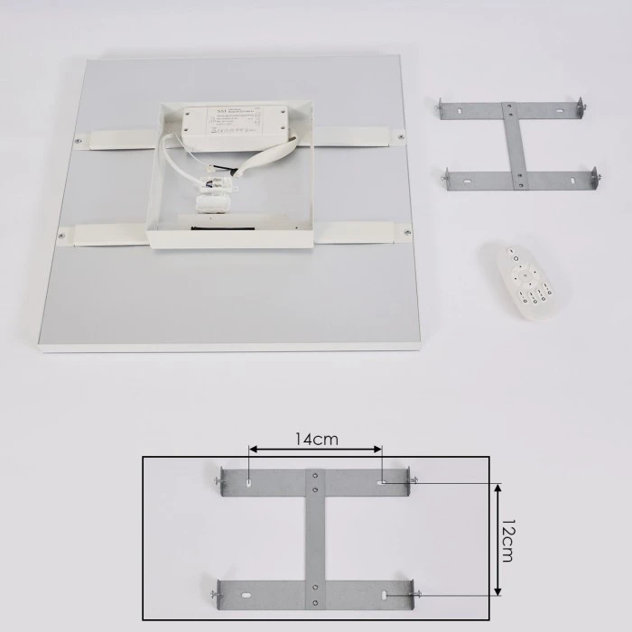 Hofstein Buenaventura LED Panel Weiß, 1-flammig, Fernbedienung 5 Hofstein Buenaventura LED Panel Weiß, 1-flammig, Fernbedienung – Bild 5