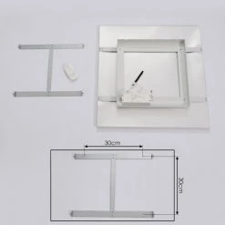 Hofstein Buenaventura LED Panel Weiß, 1-flammig, Fernbedienung -LED Leuchten Verkäufe 2022 buenaventura led panel h3381342 4