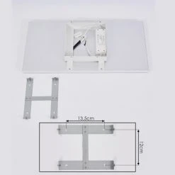 Hofstein Buenaventura LED Panel Weiß, 1-flammig, Fernbedienung -LED Leuchten Verkäufe 2022 buenaventura led panel h3381502 4
