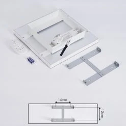 Hofstein Buenaventura LED Panel Weiß, 1-flammig, Fernbedienung -LED Leuchten Verkäufe 2022 buenaventura led panel h3382325 4