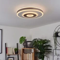 Hofstein Buonas Deckenleuchte LED Weiß, 1-flammig, Fernbedienung -LED Leuchten Verkäufe 2022 buonas deckenleuchte h3458655 9