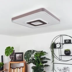 Hofstein Buonas Deckenleuchte LED Wei&szlig;, 1-flammig, Fernbedienung -LED Leuchten Verkäufe 2022 buonas deckenleuchte h3458778 9