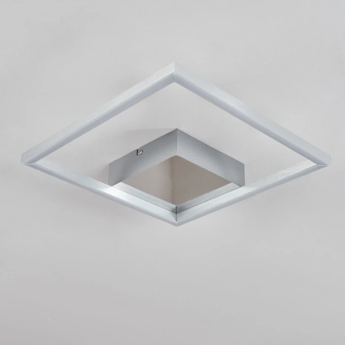 Hofstein Buren Deckenleuchte LED Nickel-Matt, 1-flammig 8 Hofstein Buren Deckenleuchte LED Nickel-Matt, 1-flammig – Bild 8