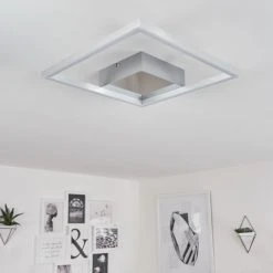 Hofstein Buren Deckenleuchte LED Nickel-Matt, 1-flammig 23 Hofstein Buren Deckenleuchte LED Nickel-Matt, 1-flammig -LED Leuchten Verkäufe 2022 buren deckenleuchte h3446614 9